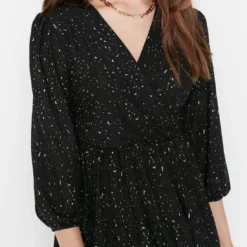 Trendyol Vrouwen Standaard Mouw Cache-coeur Schaatser Jurk -Trendy Meid Verkoop 550x1200 5