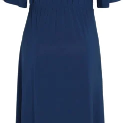 Promiss Lange, Effen Jurk Met Knopen En Verstelbaar Koord Aan De Voorkant -Trendy Meid Verkoop 554x1200 3