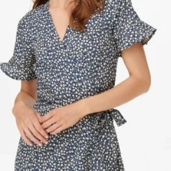 ONLY ONLOLIVIA S/S WRAP DRESS WVN NOOS Dames Jurk - Maat 38 -Trendy Meid Verkoop 558x1200 3