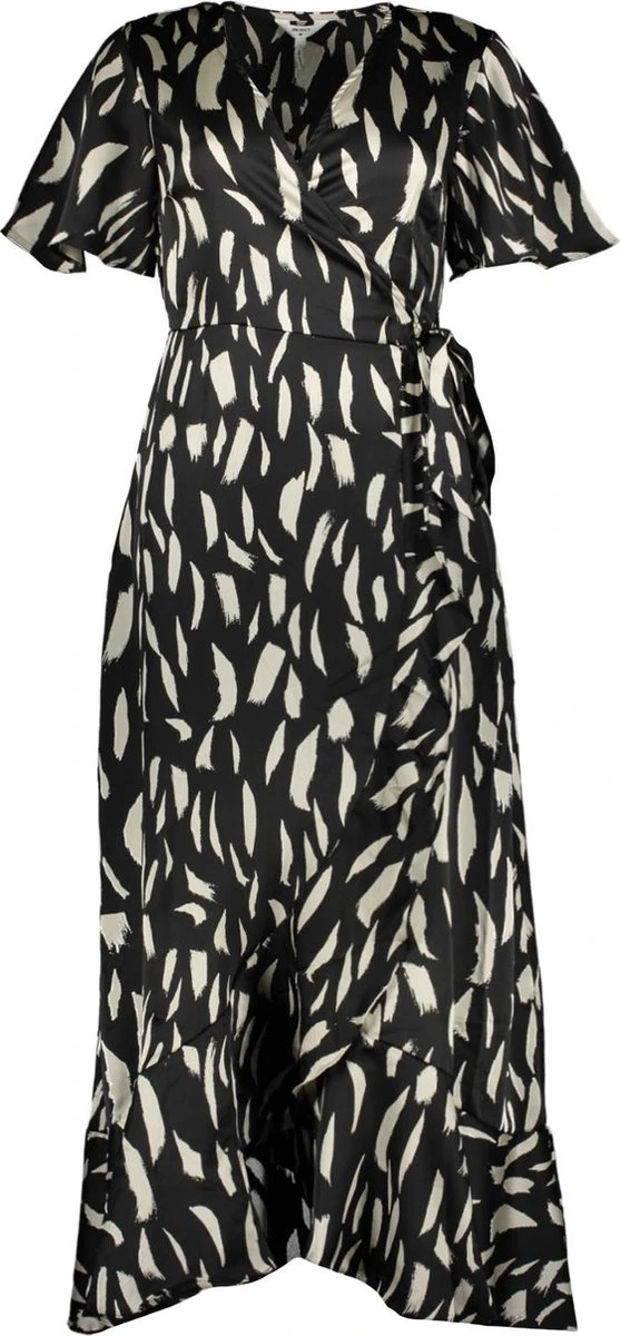 OBJECT OBJPAPAYA S/S WRAP LONG DRESS A DIV Dames Jurk - Maat 42 5 OBJECT OBJPAPAYA S/S WRAP LONG DRESS A DIV Dames Jurk - Maat 42 - Afbeelding 5