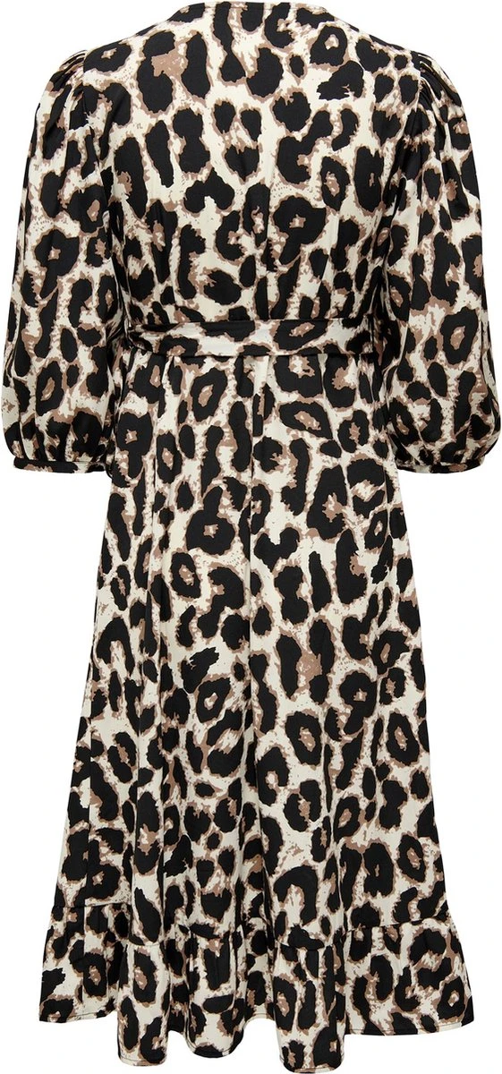 ONLY ONLOLIVIA 3/4 WRAP MIDI DRESS WVN NOOS Dames Jurk - Maat S 2 ONLY ONLOLIVIA 3/4 WRAP MIDI DRESS WVN NOOS Dames Jurk - Maat S - Afbeelding 2