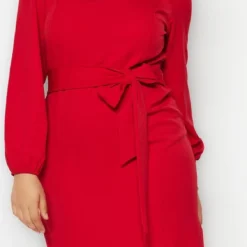 Trendyol Vrouwen Ballon Mouw Vierkante Kraag Verschuiving Grote Maten Jurk 10 Trendyol Vrouwen Ballon Mouw Vierkante Kraag Verschuiving Grote Maten Jurk -Trendy Meid Verkoop 564x1200 6