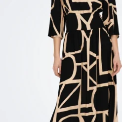 ONLY ONLAVA 3/4 MIDI DRESS PTM Dames Jurk - Maat XL -Trendy Meid Verkoop 565x1200 1