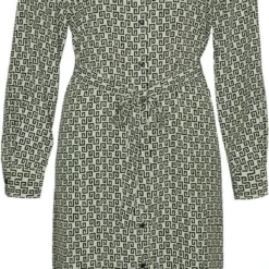 Vero Moda Jurk Vmnya Catch Ls Calf Shirt Dress Wvn 10282293 Reseda/nora Dames Maat - L