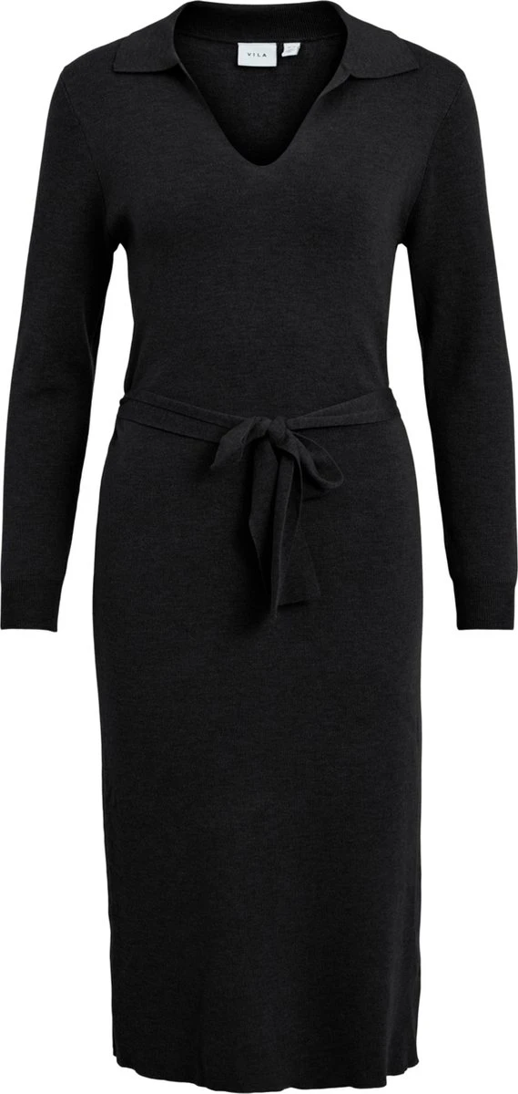 VILA VIMARLA COLLAR L/S KNIT DRESS Dames Jurk - Maat M 1 VILA VIMARLA COLLAR L/S KNIT DRESS Dames Jurk - Maat M