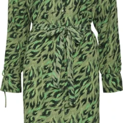 VERO MODA VMFREJA LS BLK SHIRT DRESS WVN Dames Jurk - Maat S