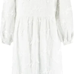 TAIFUN Dames Jurk Met A-lijn Offwhite-42