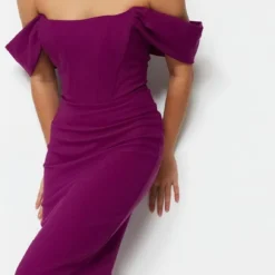 Trendyol Vrouwen Off-shoulder Carmen Kraag Bodycon Jurk 15 Trendyol Vrouwen Off-shoulder Carmen Kraag Bodycon Jurk -Trendy Meid Verkoop 574x1200 3