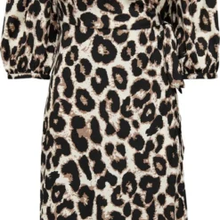 ONLY ONLOLIVIA 3/4 WRAP MIDI DRESS WVN NOOS Dames Jurk - Maat XXL