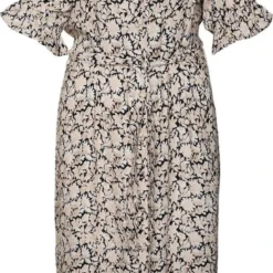 Vero Moda Jurk Vmrani 2/4 Calf Shirt Dress Wvn Lcs 10283519 Black/rani Dames Maat - M