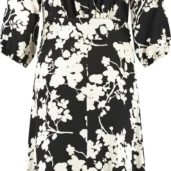 TAIFUN Dames Midi-jurk Schwarz Gemustert-40 -Trendy Meid Verkoop 585x1200 1