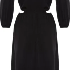 Trendyol Vrouwen Standaard Mouw V-hals A-lijn Plus Size Jurk -Trendy Meid Verkoop 585x1200 4