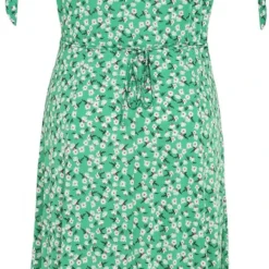 Paprika Koud Gebreide Lange Jurk Met Bloemenprint -Trendy Meid Verkoop 591x1200