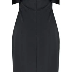 Trendyol Vrouwen Gepofte/ruche Mouw V-hals Bodycon Plus Size Jurk -Trendy Meid Verkoop 593x1200 3