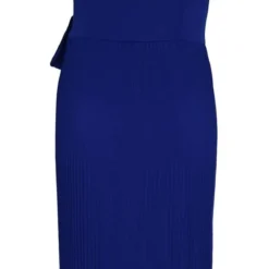 Promiss Lange, Effen Plisséjurk Met Valse Wikkelkraag -Trendy Meid Verkoop 596x1200 8