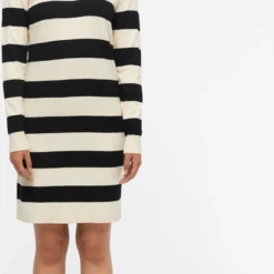 Object Jurk Objthess L/s Knit Dress Noos 23030730 Sandshell Dames Maat - XS -Trendy Meid Verkoop 599x1200 2