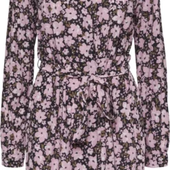 PIECES PCATHENA LS SHIRT DRESS BC Dames Jurk - Maat S