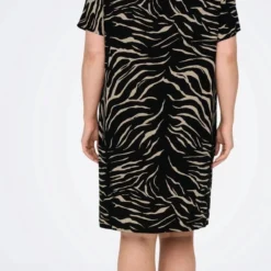 Only Carmakoma Carnova Jurk/tuniek Zwart Zebraprint Maat 46 -Trendy Meid Verkoop 605x1200 4