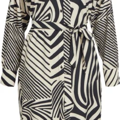 Object OBJFALINE LS SHIRT DRESS A VIP 23 Dames Jurk BLACK - Maat 42