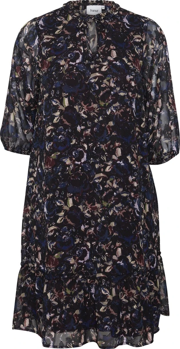 Fransa Plus FPCILLE DR 1 Dames Jurk - Maat 52 1 Fransa Plus FPCILLE DR 1 Dames Jurk - Maat 52