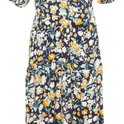 Trendyol Vrouwen Fluit Mouw V-hals Basis Grote Maten Jurk -Trendy Meid Verkoop 620x1200 7