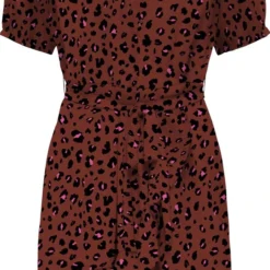 ONLY ONLZOEY S/S WRAP DRESS CS PTM Dames Jurk - Maat L
