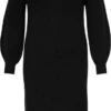 ONLY CARMAKOMA CARLUCCA ESLY L/S DRESS KNT BF Dames Jurk - Maat XL-54