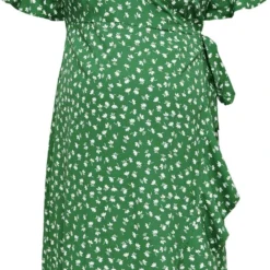 ONLY OLMOLIVIA S/S WRAP DRESS WVN NP Dames Jurk - Maat L