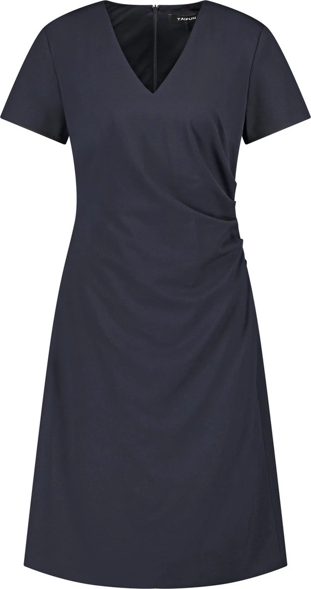 TAIFUN Dames Sheath Jurk Navy-48 7 TAIFUN Dames Sheath Jurk Navy-48 - Afbeelding 7