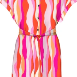 Vero Moda Jurk Vmtanya Cap Sleeve Abk Dress Wvn Lc 10291465 Pink Yarrow/tanya Dames Maat - XL