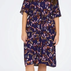 Only Carmakoma Carnova Jurk Blauw Maat 52 -Trendy Meid Verkoop 639x1200 12