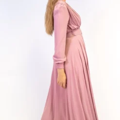 Shoppen Voor Iedereen - Avondjurk Met Riem- Paars- Maat 42- Feestjurk - Lichtpaars - Dames Jurk - Met Glitter Riem -Trendy Meid Verkoop 639x1200 20