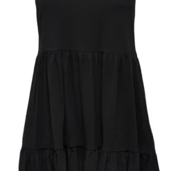 ONLY ONLMAY CAP SLEEVES FRILL DRESS NOOS Dames Jurk - Maat L