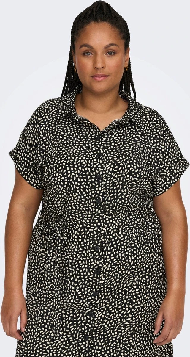 Only Carmakoma Cardiega Jurk Zwart/wit Maat 44 3 Only Carmakoma Cardiega Jurk Zwart/wit Maat 44 - Afbeelding 3