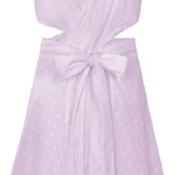 Jurkje - Paars Met Strikje - Maat L - Zomer Jurk