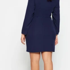 Trendyol Vrouwen Ballon Mouw Staande Kraag Bodycon Plus Size Jurk 14 Trendyol Vrouwen Ballon Mouw Staande Kraag Bodycon Plus Size Jurk -Trendy Meid Verkoop 641x1200 5