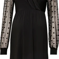 ONLY OLMJENNY L/S WRAP MIX DRESS Dames Jurk - Maat S -Trendy Meid Verkoop 641x1200 7