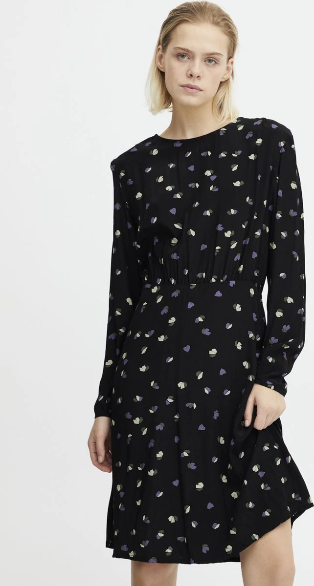 Ichi IHELIMA DR2 Dames Jurk - Maat 42 5 Ichi IHELIMA DR2 Dames Jurk - Maat 42 - Afbeelding 5