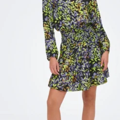 Only Jurk Onlalora L/s Smock Dress Ptm 15271633 Black/town Flowe Dames Maat - M -Trendy Meid Verkoop 643x1200 23