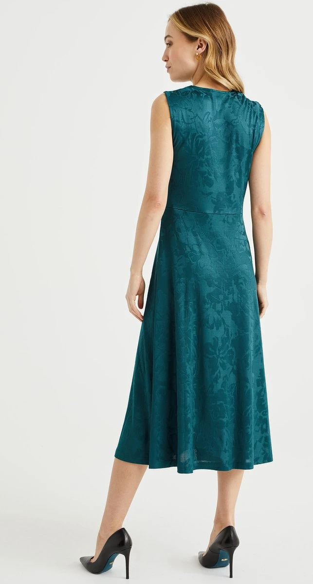 WE Fashion Dames Jurk Met Jacquard Dessin 3 WE Fashion Dames Jurk Met Jacquard Dessin - Afbeelding 3