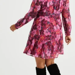 WE Fashion Dames Jurk Met Dessin - Curve 9 WE Fashion Dames Jurk Met Dessin - Curve -Trendy Meid Verkoop 645x1200 5