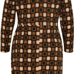 Paprika Korte Jurk In Crêpe Met Grafisch Motief 18 Paprika Korte Jurk In Crêpe Met Grafisch Motief -Trendy Meid Verkoop 649x1200 12