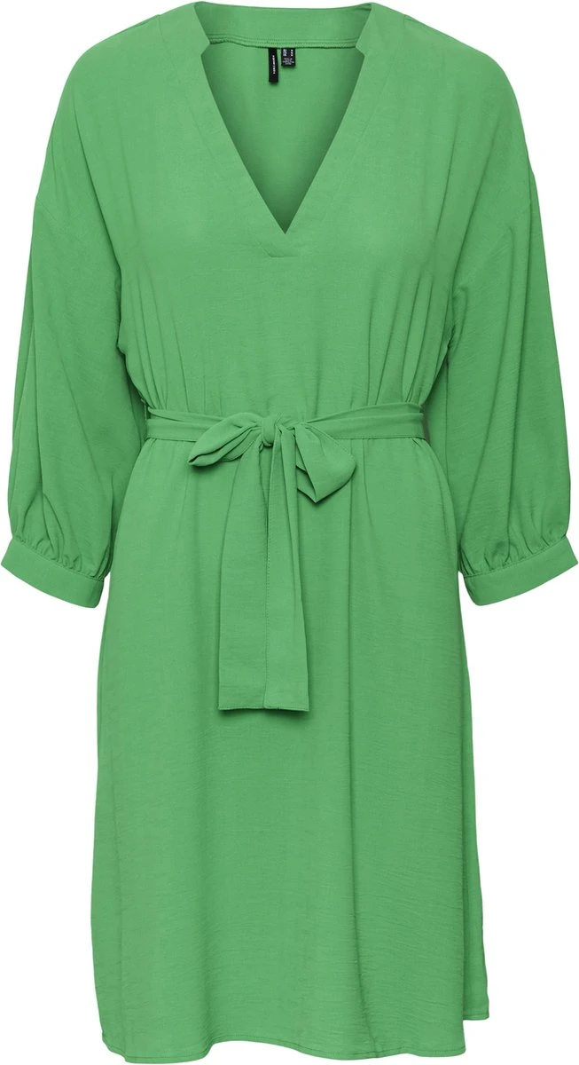 VERO MODA VMPYE 3/4 ABK DRESS WVN BTQ GA CUR Dames Jurk - Maat 44