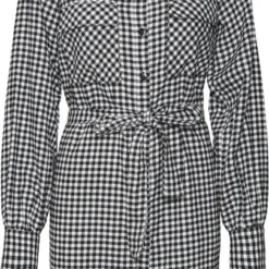 NOISY MAY NMERIK L/S SHIRT DRESS WVN Dames Jurk - Maat M