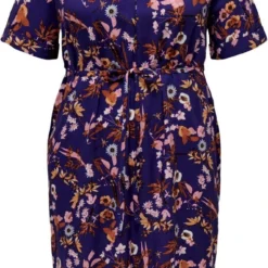 Only Carmakoma Carnova Jurk Blauw Maat 46 -Trendy Meid Verkoop 666x1200 1