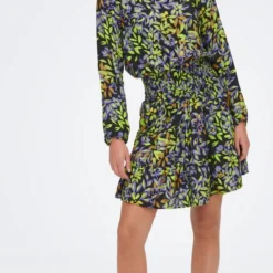 Only Jurk Onlalora L/s Smock Dress Ptm 15271633 Black/town Flowe Dames Maat - M -Trendy Meid Verkoop 667x1200 13