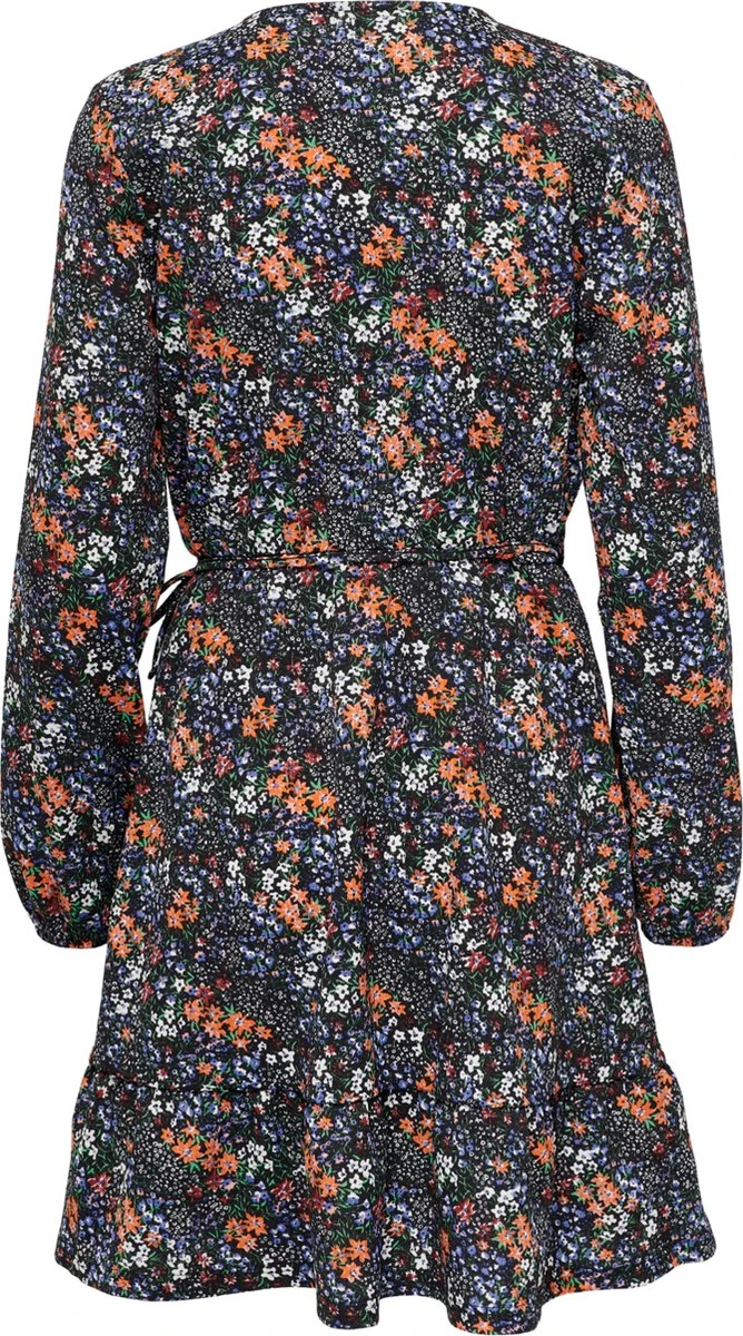 ONLY ONLOVA L/S WRAP DRESS JRS Dames Jurk - Maat L 2 ONLY ONLOVA L/S WRAP DRESS JRS Dames Jurk - Maat L - Afbeelding 2