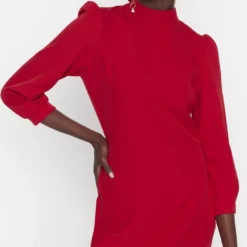 Trendyol Vrouwen Ballon Mouw Staande Kraag Bodycon Jurk -Trendy Meid Verkoop 672x1200 5
