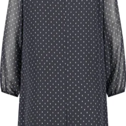 SAMOON Dames Chiffon Jurk Navy Gemustert-46 -Trendy Meid Verkoop 674x1200 4