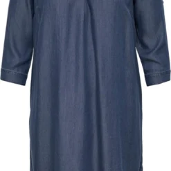 Only Carmakoma Carsema Jurk Blauw/ Jeans Maat 44 -Trendy Meid Verkoop 675x1200 9